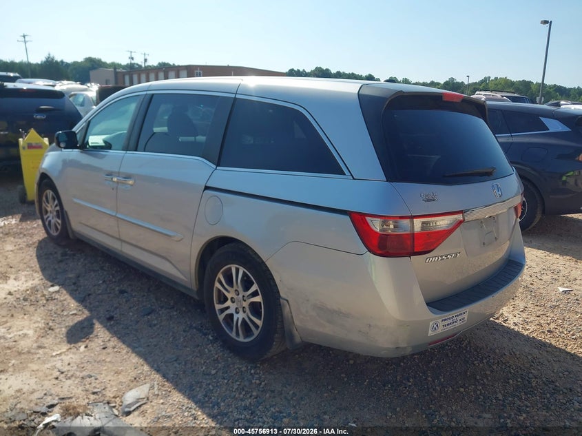 Vin: 5fnrl5h65cb119432, lot: 46255635, honda odyssey ex-l 20123