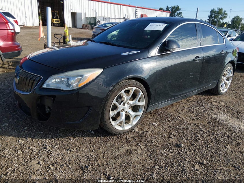 Vin: 2g4gt5gx8f9299141, lot: 46255638, buick regal gs 20152