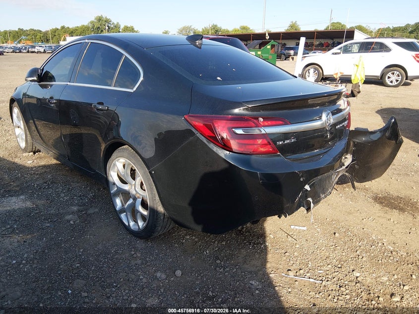 Vin: 2g4gt5gx8f9299141, lot: 46255638, buick regal gs 20153
