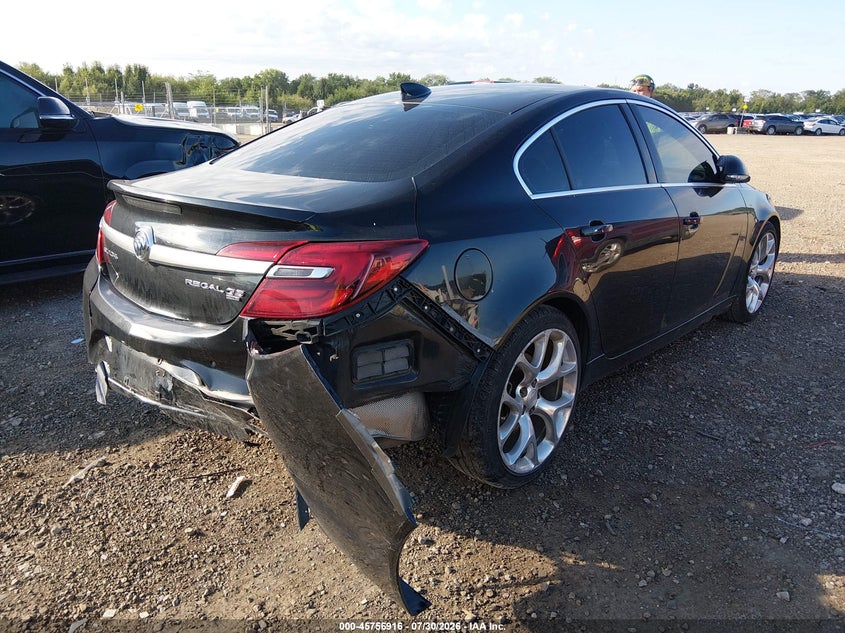 Vin: 2g4gt5gx8f9299141, lot: 46255638, buick regal gs 20154