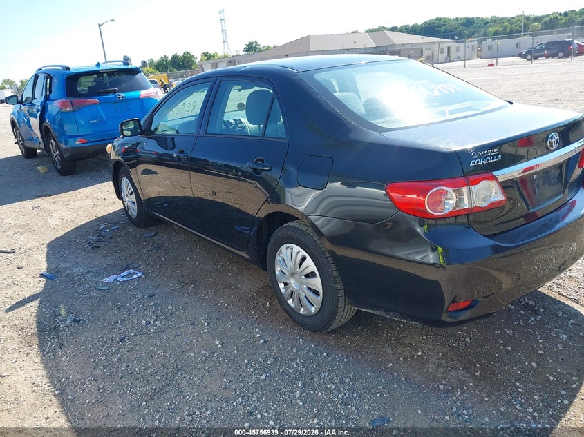 Vin: 2t1bu4ee7bc565847, lot: 46255661, toyota corolla le 20113