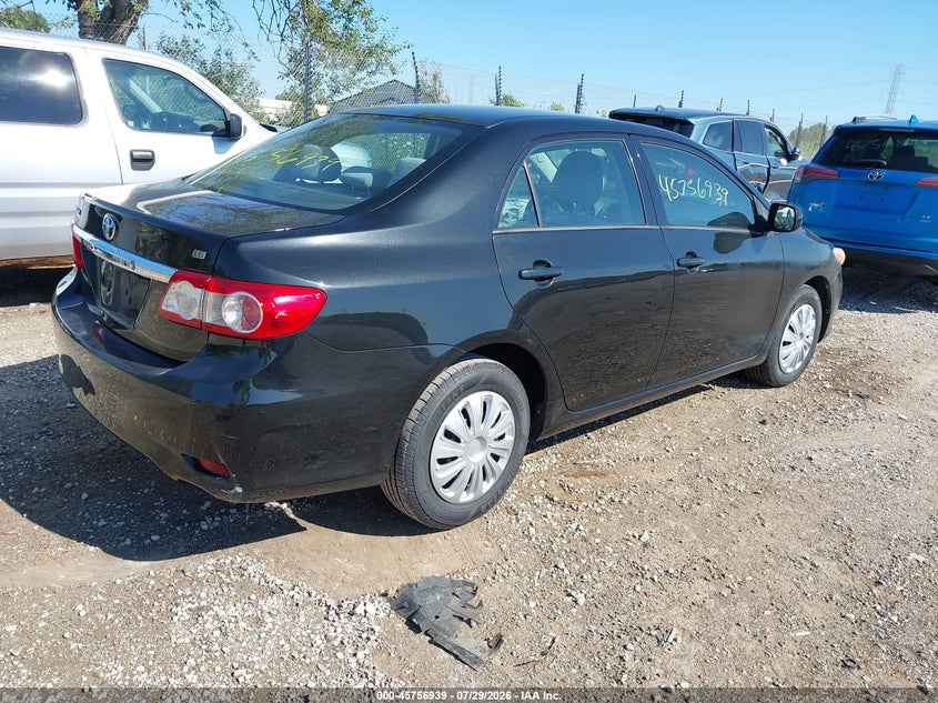 Vin: 2t1bu4ee7bc565847, lot: 46255661, toyota corolla le 20114