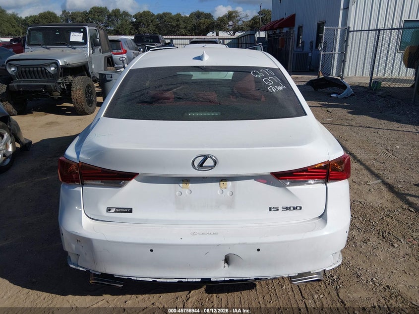 LEXUS IS 300 2020 VIN JTHGA1D22L5108977