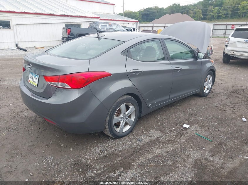 Vin: 5npdh4ae5dh358392, lot: 46255675, hyundai elantra gls 20134