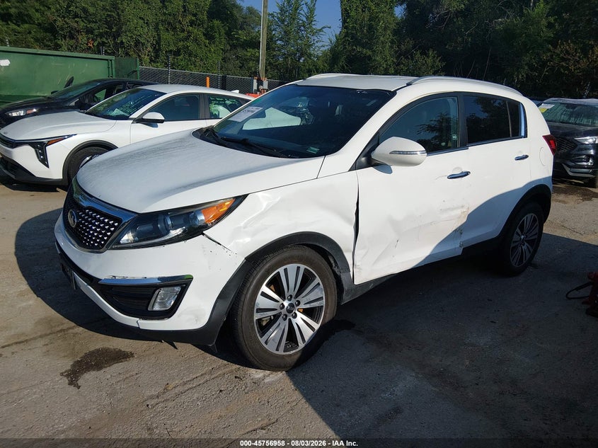 Vin: kndpc3ac0f7787225, lot: 46255680, kia sportage ex 20152