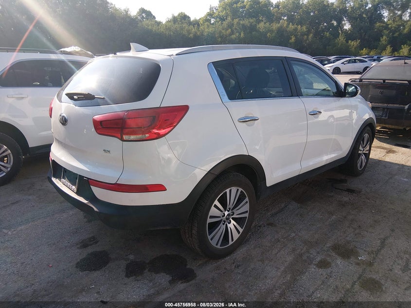 Vin: kndpc3ac0f7787225, lot: 46255680, kia sportage ex 20154