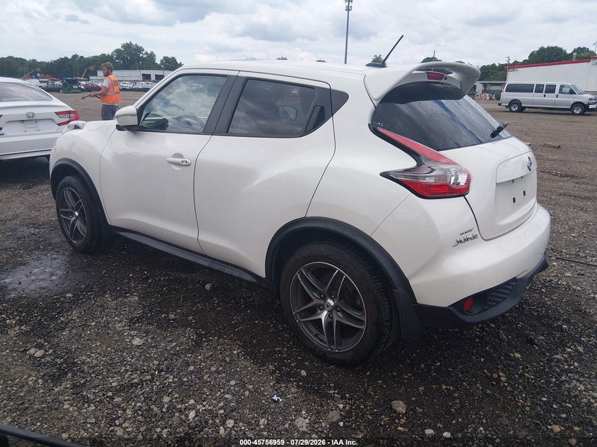 Vin: jn8af5mv7ft551009, lot: 46255681, nissan juke sl 20153