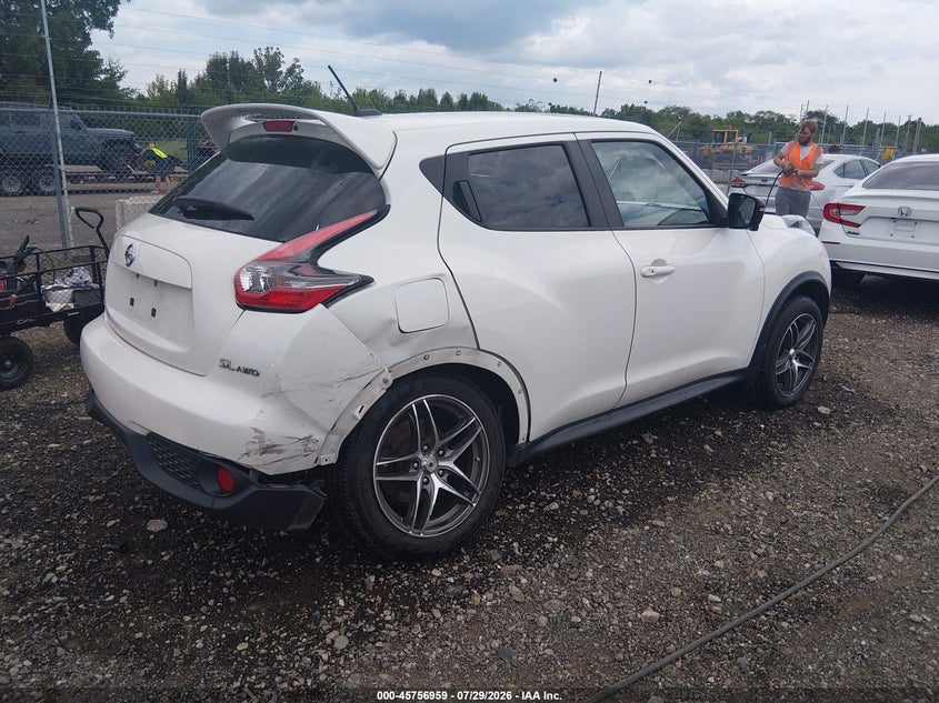 Vin: jn8af5mv7ft551009, lot: 46255681, nissan juke sl 20154