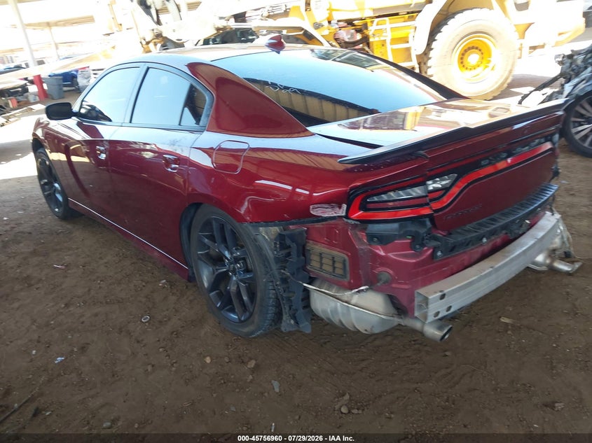 Vin: 2c3cdxhg4mh656686, lot: 46255682, dodge charger gt rwd 20213
