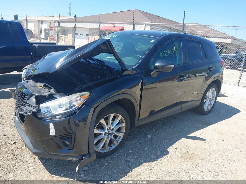 Vin: jm3ke4dy9f0501115, lot: 46255686, mazda cx-5 grand touring 20152