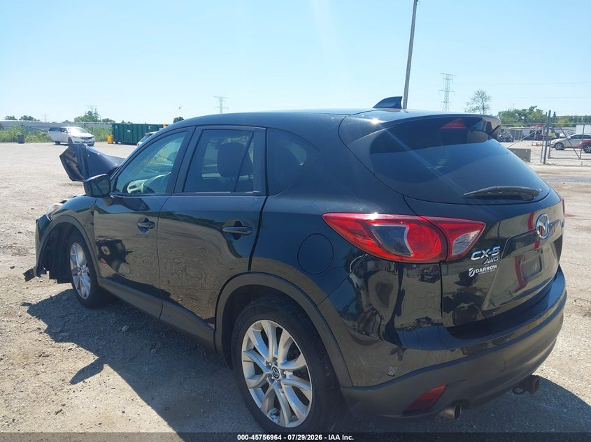 Vin: jm3ke4dy9f0501115, lot: 46255686, mazda cx-5 grand touring 20153