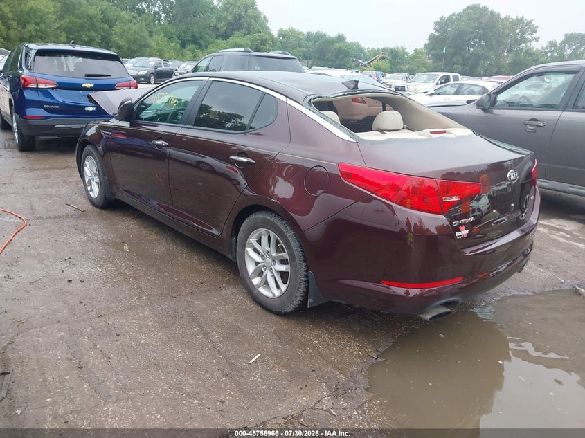 Vin: 5xxgm4a73dg096667, lot: 46255688, kia optima lx 20133