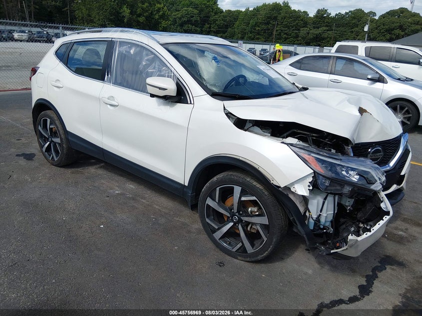 Vin: jn1bj1cw0nw485582, lot: 46255691, nissan rogue sport sl awd xtronic cvt 2022 img_1