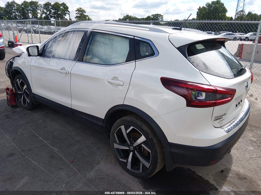 Vin: jn1bj1cw0nw485582, lot: 46255691, nissan rogue sport sl awd xtronic cvt 20223