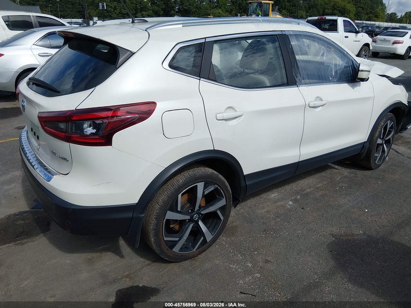 Vin: jn1bj1cw0nw485582, lot: 46255691, nissan rogue sport sl awd xtronic cvt 20224