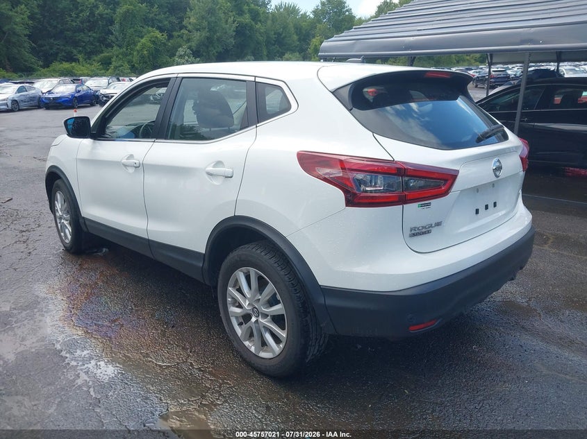 Vin: jn1bj1aw6mw437229, lot: 46255743, nissan rogue sport s awd xtronic cvt 20213