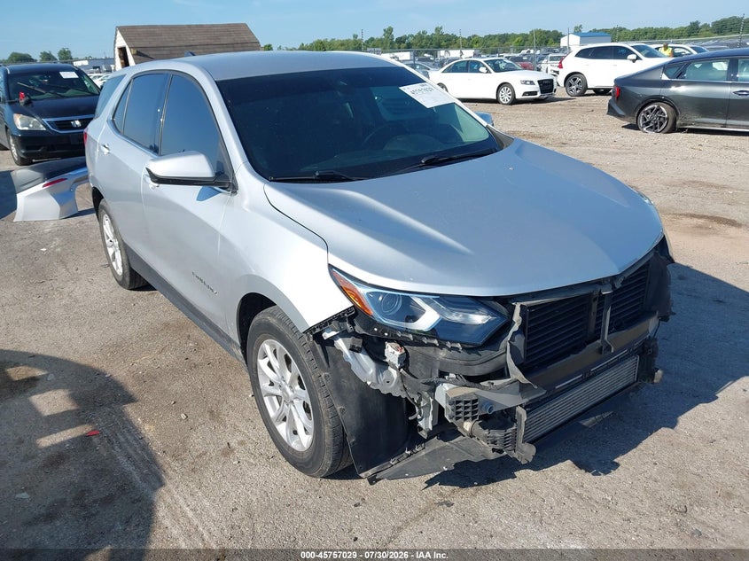 2020 Chevrolet Equinox Fwd Lt 1.5L Turbo, Перёд и зад, IAAI, VIN 3GNAXKEV5LS502216