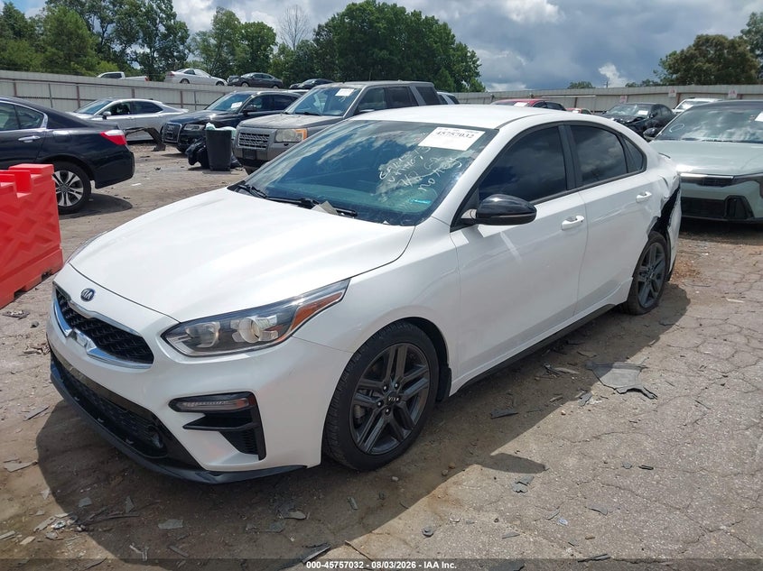 Vin: 3kpf34ad3me394407, lot: 46255754, kia forte gt-line 20212