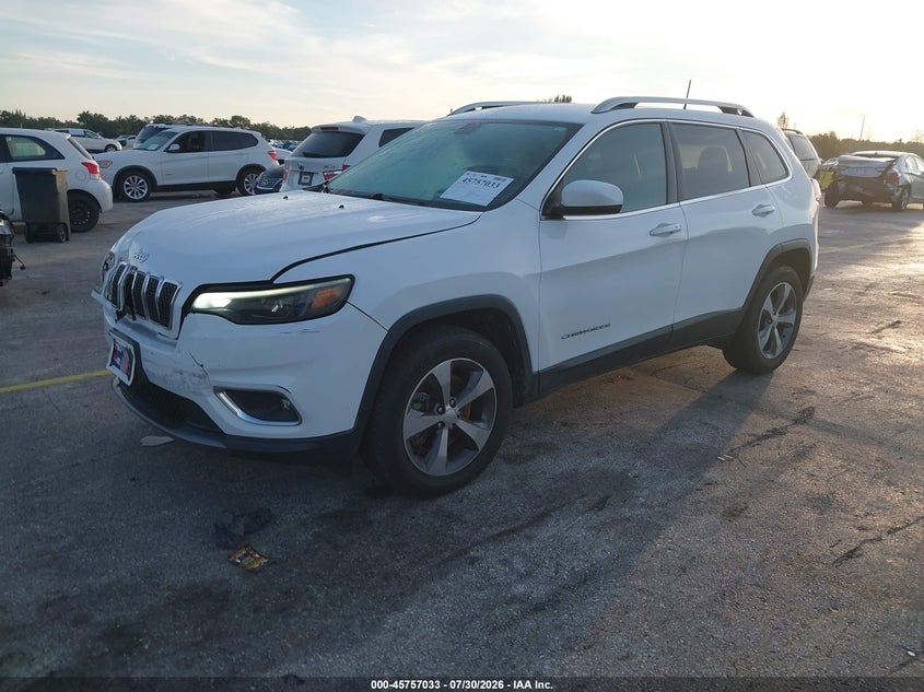 2019 Jeep Cherokee, Right Front, IAAI, VIN 1C4PJMDX9KD395141 — photo 2