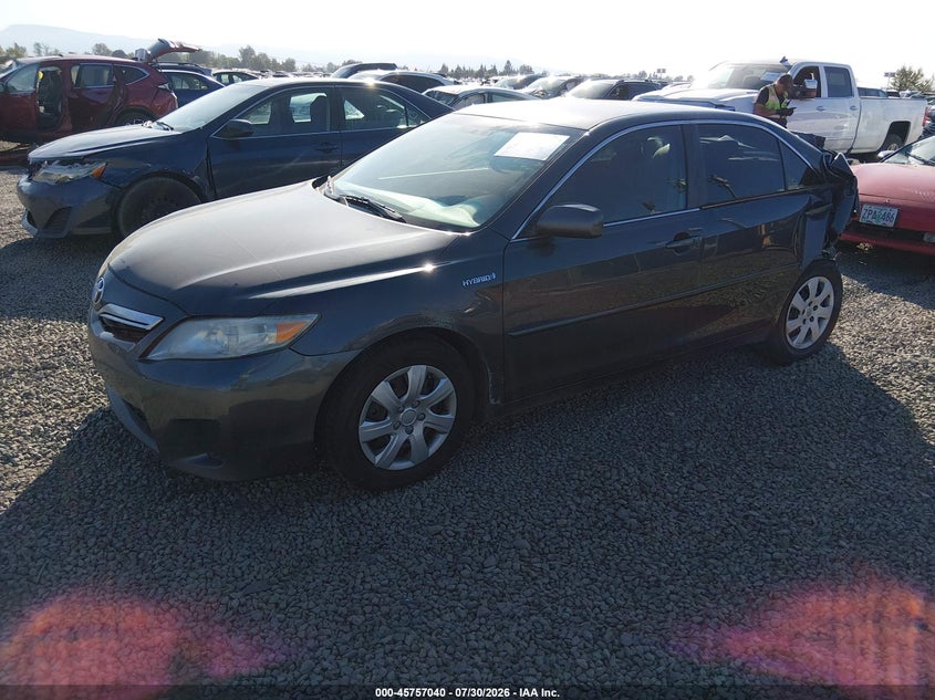 2011 Toyota Camry, Rear, IAAI, VIN 4T1BB3EK9BU134849 — photo 2