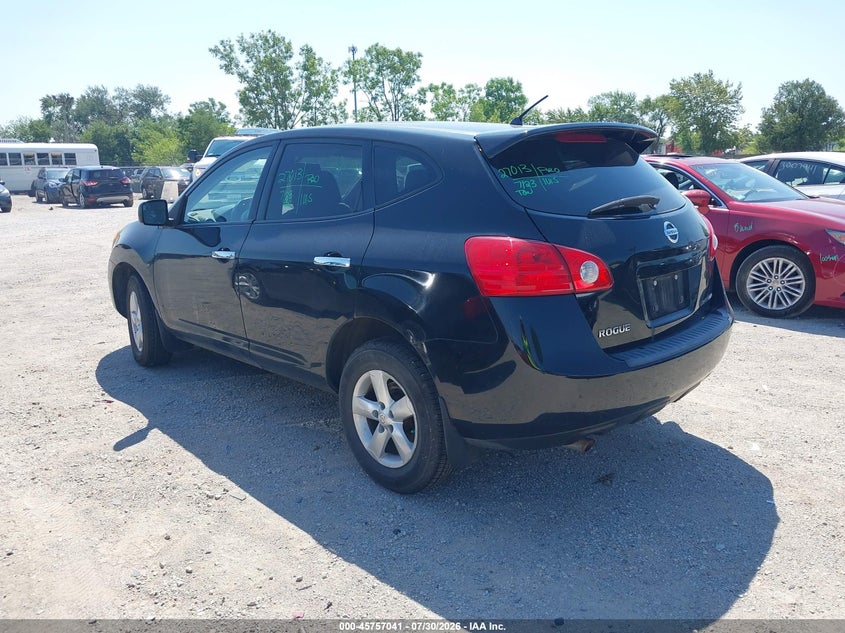 Vin: jn8as5mv6aw131504, lot: 46255763, nissan rogue s 20103