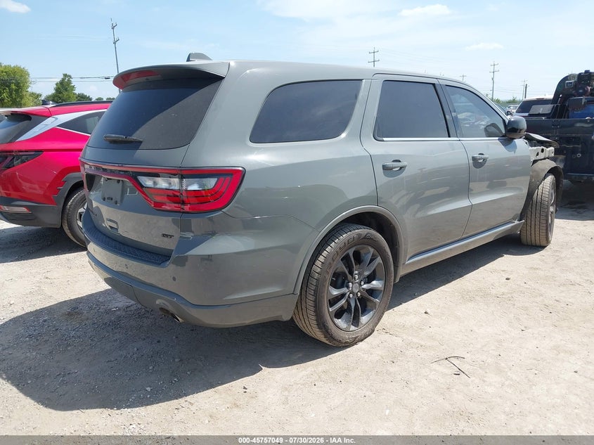 Vin: 1c4rdhdgxmc519062, lot: 46255771, dodge durango gt rwd 20214