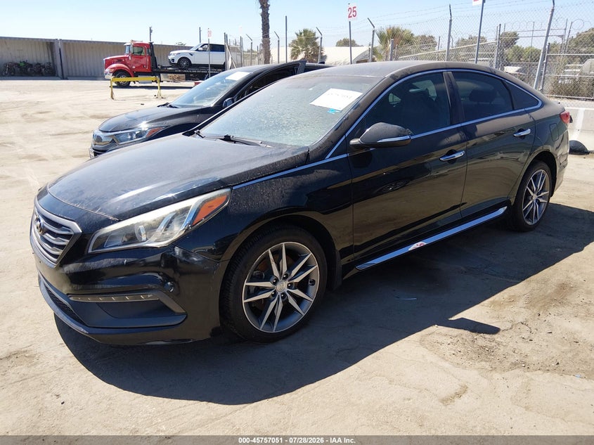 Vin: 5npe34ab4fh160740, lot: 46255773, hyundai sonata sport 2.0t 20152