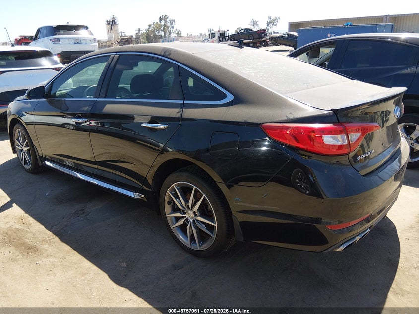 Vin: 5npe34ab4fh160740, lot: 46255773, hyundai sonata sport 2.0t 20153