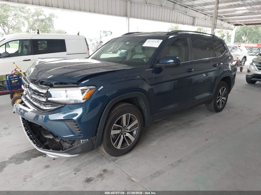 2022 VOLKSWAGEN ATLAS auction photo 2