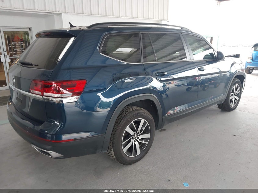 2022 VOLKSWAGEN ATLAS auction photo 4