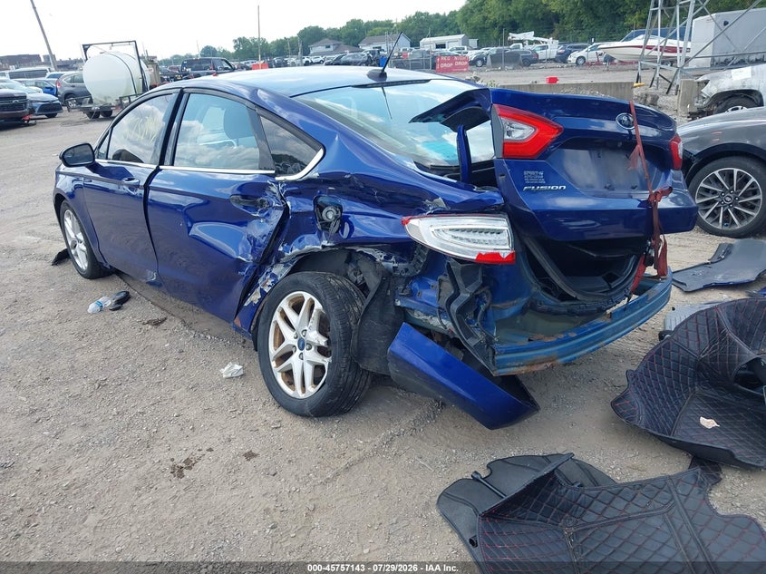 Vin: 1fa6p0h79g5113889, lot: 46255865, ford fusion se 20163