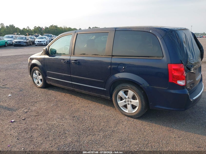 Vin: 2c4rdgbg5dr566939, lot: 46255871, dodge grand caravan se 20133