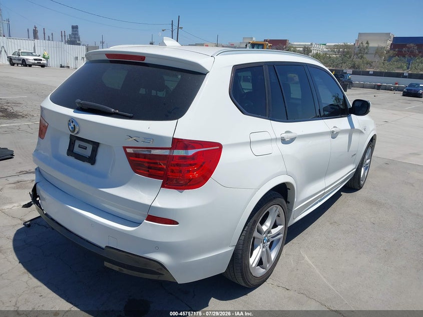 Vin: 5uxwx9c5xd0a31362, lot: 46255897, bmw x3 xdrive28i 20134