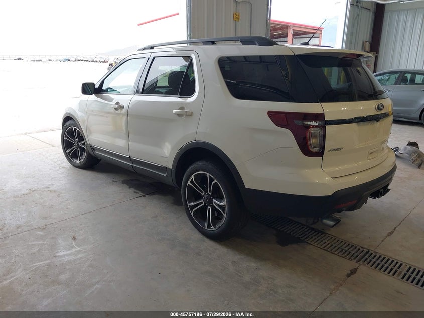 Vin: 1fm5k8gt5fgc64227, lot: 46255908, ford explorer sport 20153