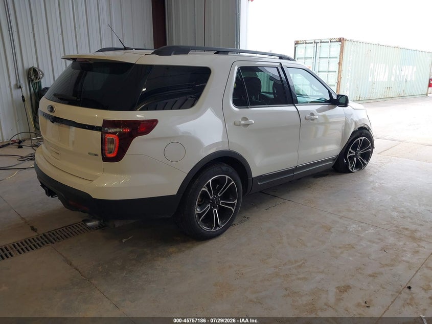 Vin: 1fm5k8gt5fgc64227, lot: 46255908, ford explorer sport 20154
