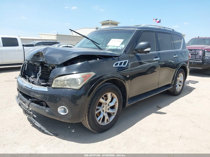 Vin: jn8az2nf4e9556208, lot: 46255916, infiniti qx80 20142