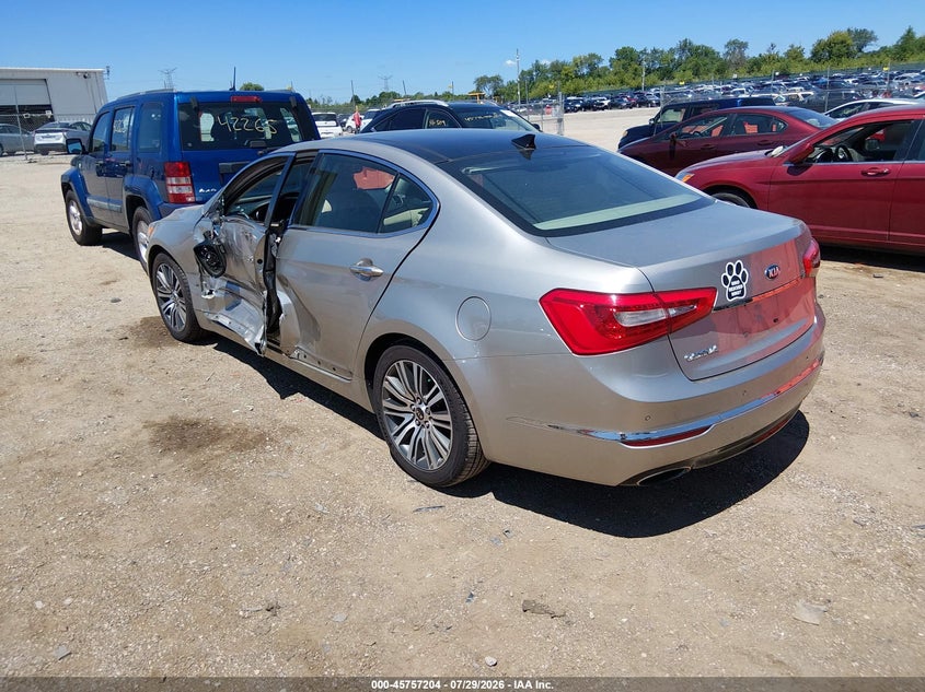 Vin: knaln4d74e5120887, lot: 46255926, kia cadenza premium 20143