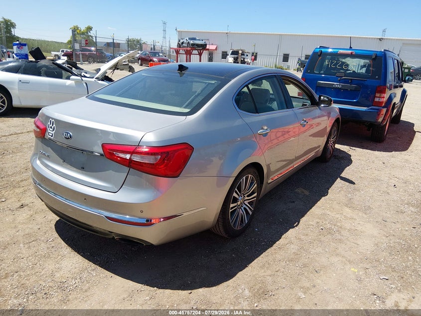 Vin: knaln4d74e5120887, lot: 46255926, kia cadenza premium 20144