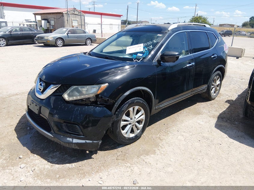 2016 Nissan Rogue, Обычный износ, IAAI, VIN KNMAT2MV5GP635357 — фото 2