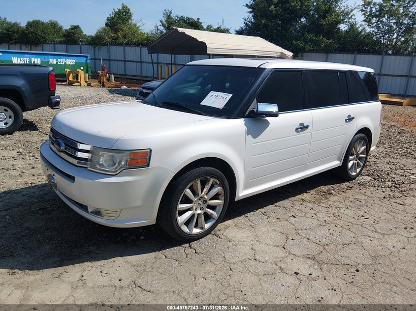 Vin: 2fmgk5dc5cbd19662, lot: 46255965, ford flex limited 20122