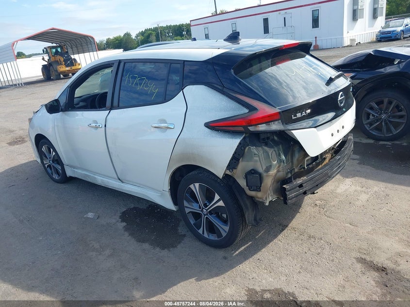 Vin: 1n4bz1cv8mc554294, lot: 46255966, nissan leaf sv plus 62 kwh 20213