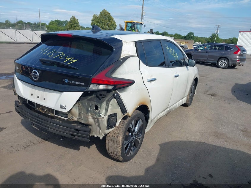 Vin: 1n4bz1cv8mc554294, lot: 46255966, nissan leaf sv plus 62 kwh 20214