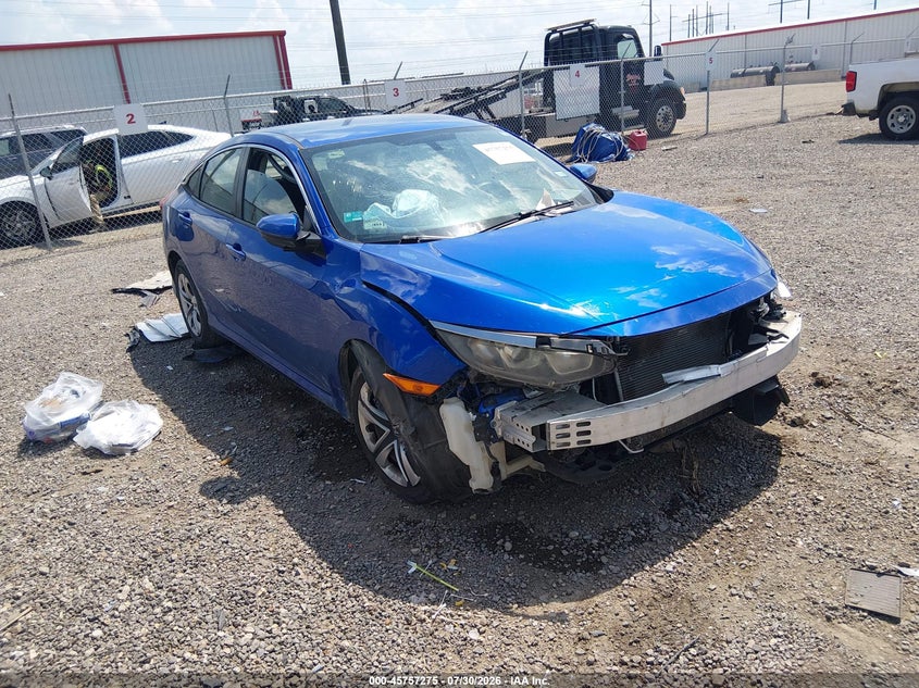 Vin: 19xfc2f55ge096337, lot: 46255997, honda civic lx 2016 img_1