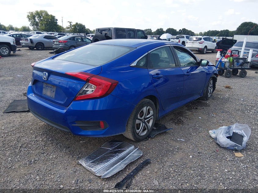 Vin: 19xfc2f55ge096337, lot: 46255997, honda civic lx 20164