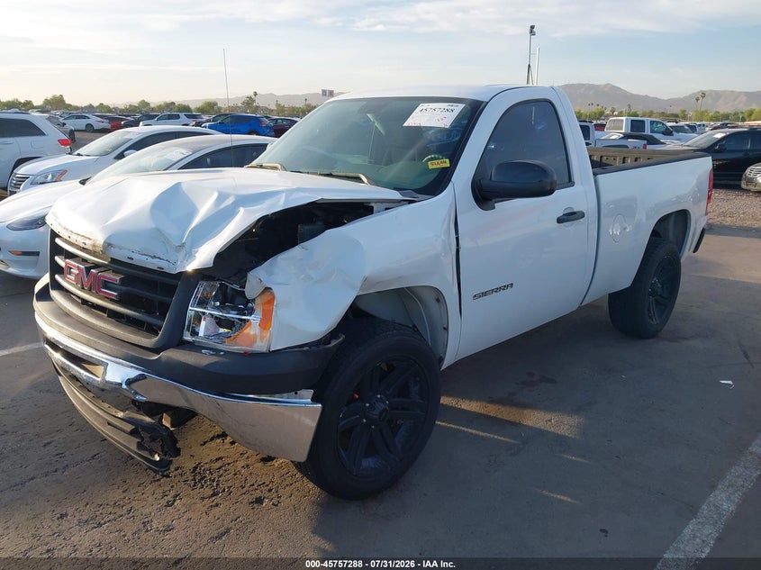 Vin: 1gtn1tex2cz145762, lot: 46256010, gmc sierra 1500 work truck 20122