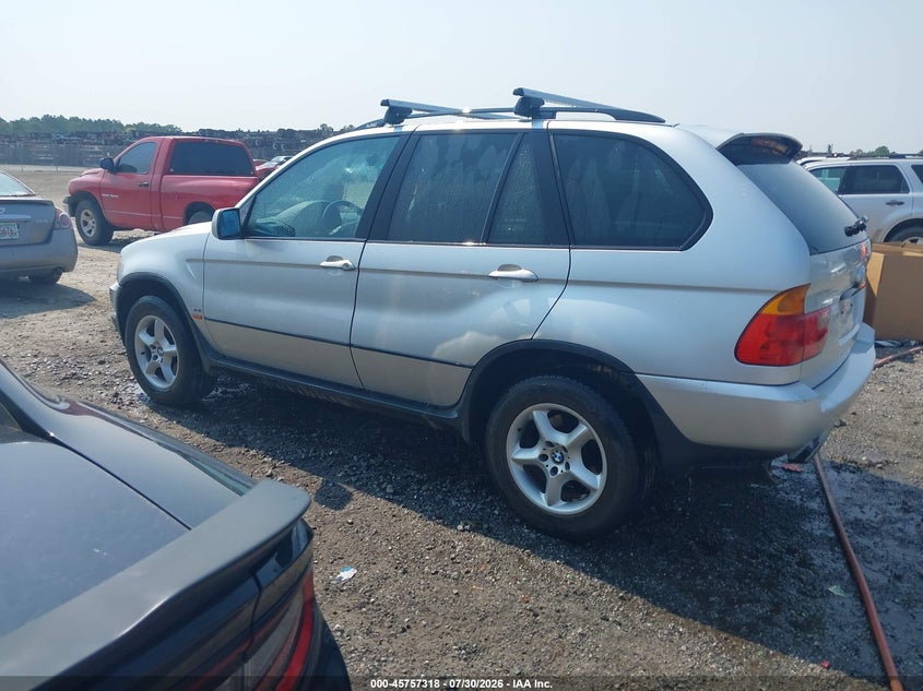 BMW X5 2002 VIN 5UXFA53542LP29033