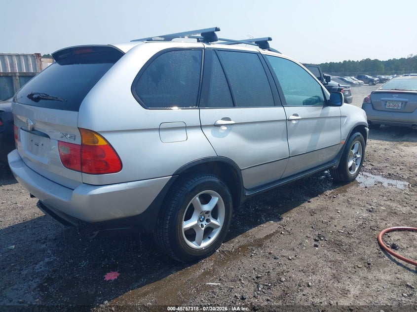 BMW X5 2002 VIN 5UXFA53542LP29033