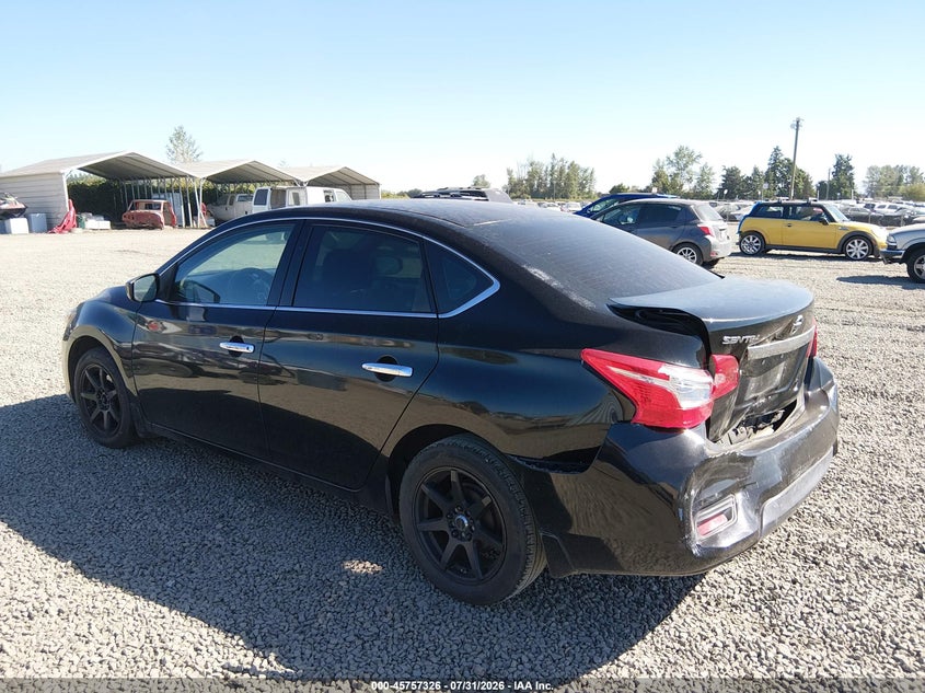 Vin: 3n1ab7apxgy259164, lot: 46256049, nissan sentra s 20163