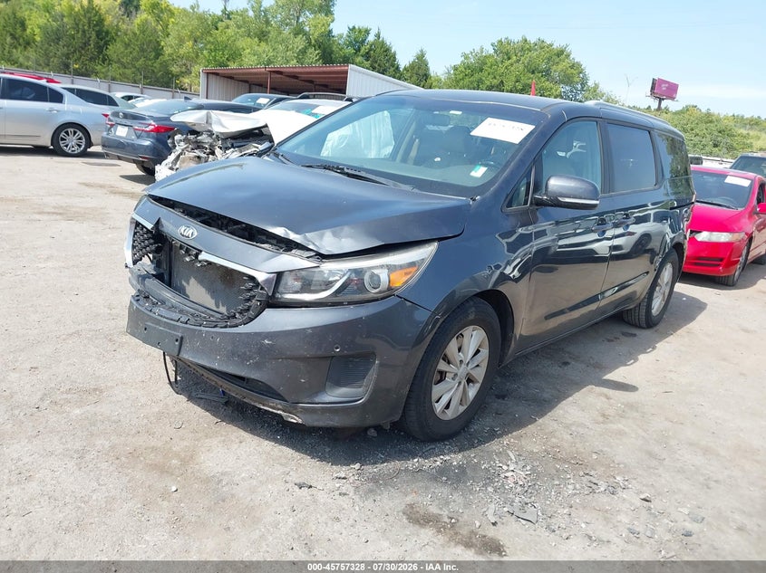Vin: kndmb5c12h6234369, lot: 46256050, kia sedona lx 20172