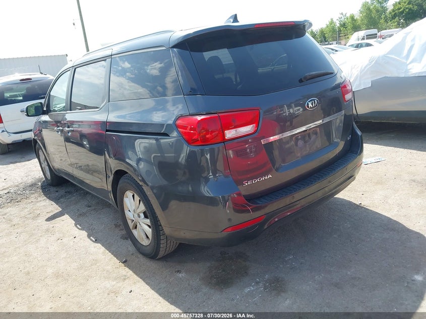 Vin: kndmb5c12h6234369, lot: 46256050, kia sedona lx 20173